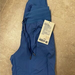 lululemon athletica DANCE STUDIO MIDRISE JOGGER. Blue Track Pants